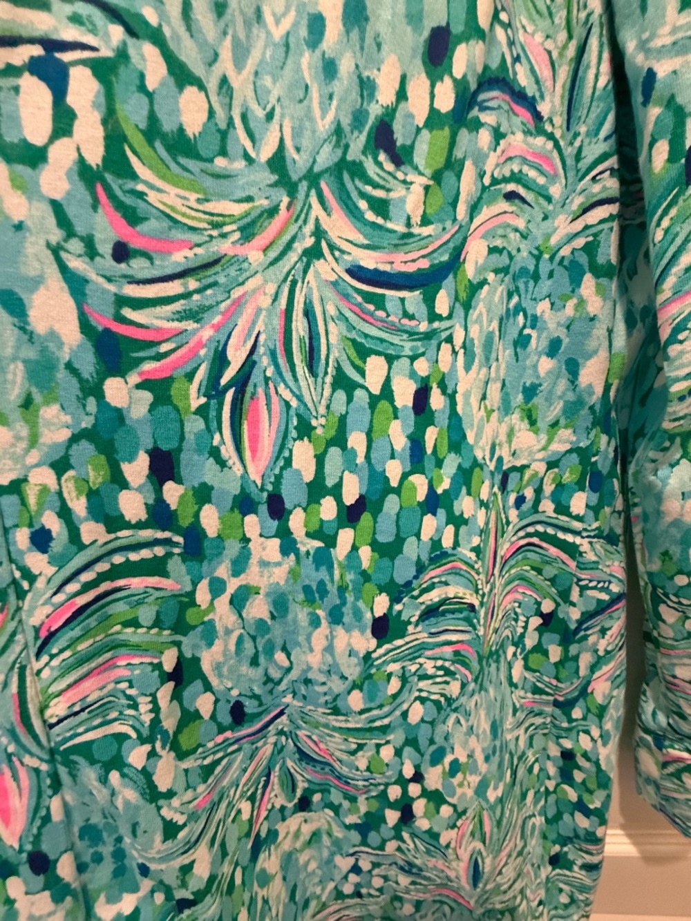 NWOT Lilly Pulitzer Long-Sleeved Midi Dress, Size XL - Picture 4 of 4